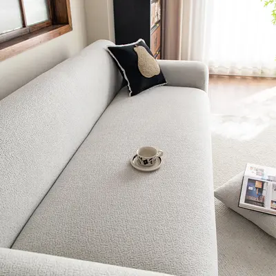 Cat-Scratch Resistant Thick Full-Wrap Universal Sofa Cover, All-Season Protector - 10