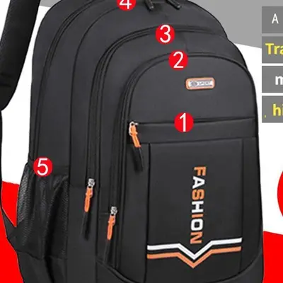 Schulrucksack für Jungen, für Mittelschüler und Gymnasiasten, Rucksack mit großer Kapazität für Universitätsstudentinnen, für Grundschüler, Tagesrucksack für Reisen, schön gestaltet