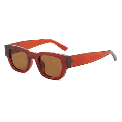 Square Decorative Sunglasses with Sun Protection - 1