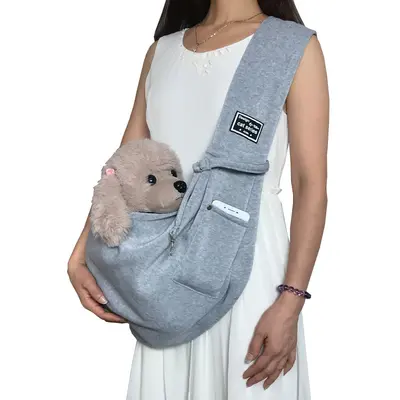 Pet Crossbody Carrier Bag, Portable Backpack for Cats and Dogs - 7