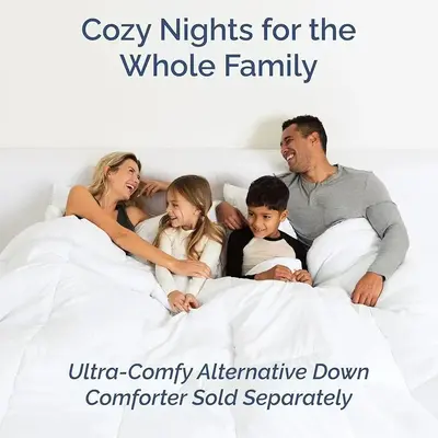 Solid Color Four-Piece Bedding Set with Fitted Sheet
