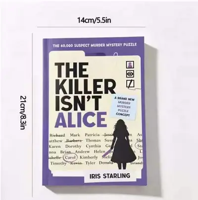 The Killer Isn't Alice Mystery Puzzle Notebook
