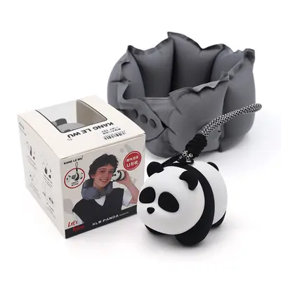 Xiaoxiang portable press-to-inflate U-shaped travel neck pillow - 12