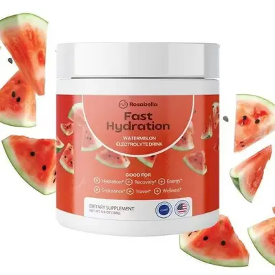 TK亚马逊跨境爆款158gFast Hydration源工厂西瓜电解质粉快速补水