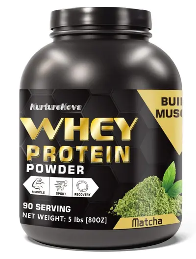 Whey Protein Tozu 5 lbs, Çikolata, Çilek, Vanilya, Matcha Aromalı - 10