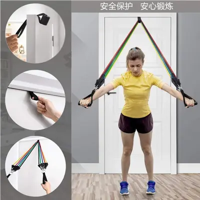 Multifunctional Fitness Resistance Band for Back Training - 4