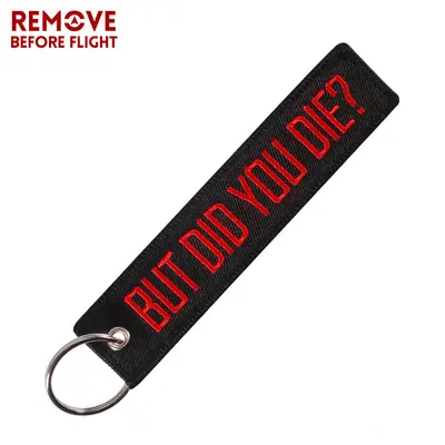Motorcycle Keychain, Jewelry Style Men's Gift, Embroidered - 11