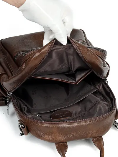 Hochwertige weiche Damen-Rucksäcke neues Modell minimalistisch vielseitig große Kapazität Reiserucksack Wickeltasche multifunktional Schulrucksack