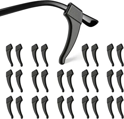 Silicone Glasses Ear Hook Set, Non-Slip Cover and Anti-Drop Ear Support - 10