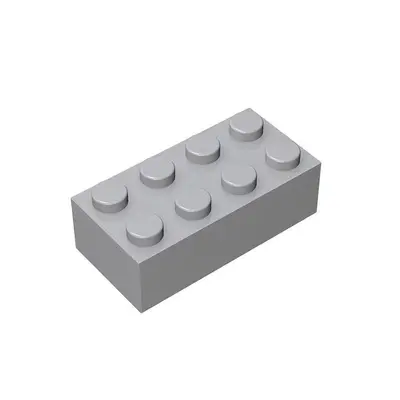 LEGO 3001 Uyumlu Kalın Tuğla Yapı Taşları, 2x4 Delikli, Küçük Parça - 8