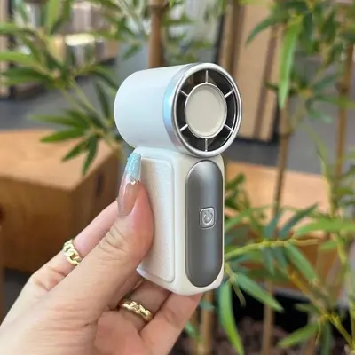 X688 Handheld Mini Fan USB Rechargeable with Digital Display
