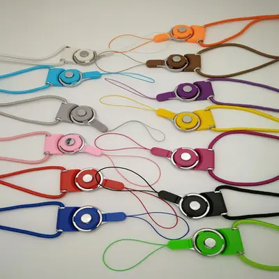 Detachable ID Lanyard, Nylon Woven Neck Strap