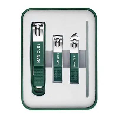 Nagelschneider-Set, schräger Schnitt, robust, spritzfest - 12
