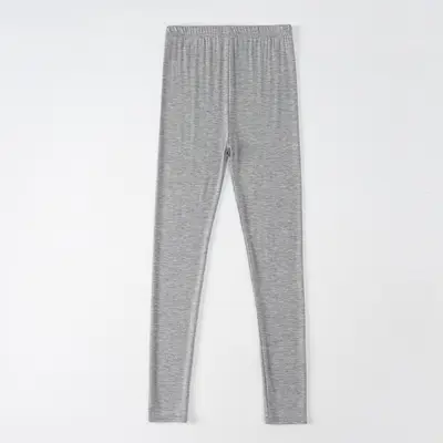 Modal Women's Leggings, Thin Spring Summer Style, Plus Size Black Yoga Pants - 8