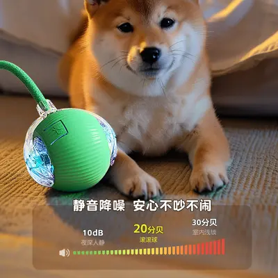 Automatic Dog Toy Ball, Chew-Resistant, for Small Dogs - 5