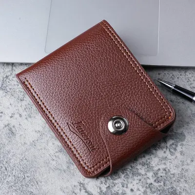 Men's Short Wallet, Multi-Card Slots, Coin Pocket - 8