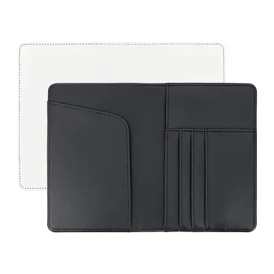 Heat Transfer Sublimation Passport Holder Multi-function Passport Card Case ID Card Holder Travel Long Style Pure Color Passport Cover Wholesale - 8