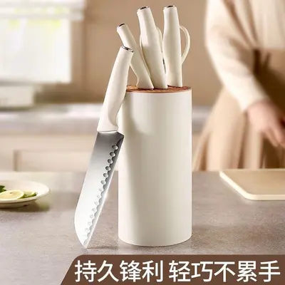 Kitchen knife set, 5-piece, stainless steel, vegetable and fruit - 3
