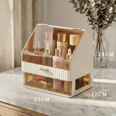 Cosmetic storage box, large capacity, desktop, drawer organizer - 10