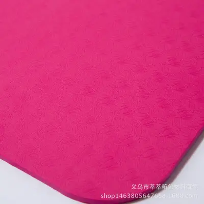 TPE-Yogamatte 6mm rutschfest und geruchlos, einfarbig - 5