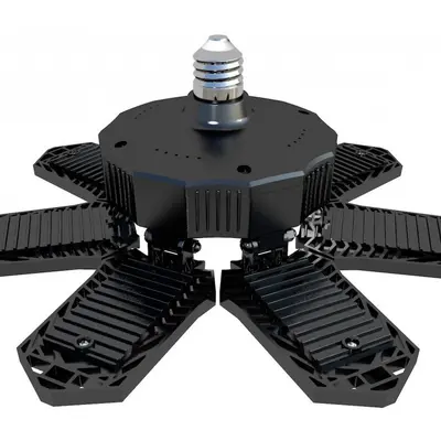 Katlanabilir L7 LED garaj lambası, 7+1 yaprak, endüstriyel ve madencilik tipi