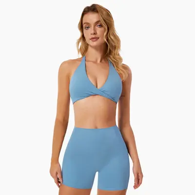Kadın Tayt Yoga Takımı, Hızlı Kuruyan Fitness Kıyafeti, 8503 - 10