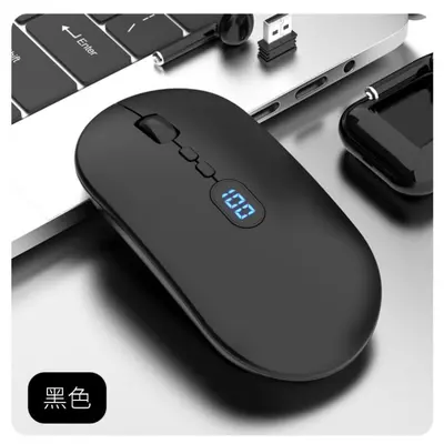 Sınır ötesi yeni kablosuz Bluetooth mouse, şarj edilebilir, sessiz, güç göstergeli, kızlar, iş, bilgisayar ve ofis kullanımı için uygun. - 7