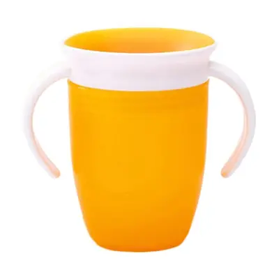 Gıda Sınıfı Silikon Bebek Öğrenme Bardağı, Saplı, Boğulma Önleyici - 8