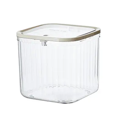 Transparent Desktop Storage Box with Pop-Up Lid for Hair Accessories