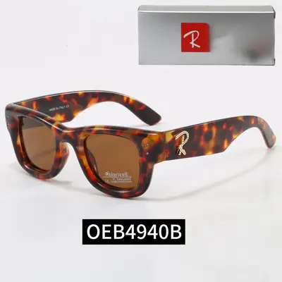 Unisex Square Rhinestone Sunglasses for Round Faces - 9