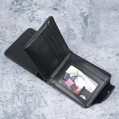 Men's Short Wallet with Multiple Card Slots, Trendy Cartoon Design - 3