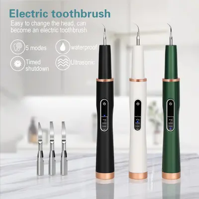 Household Ultrasonic Electric Teeth Cleaner, Whitening Water Flosser - 2