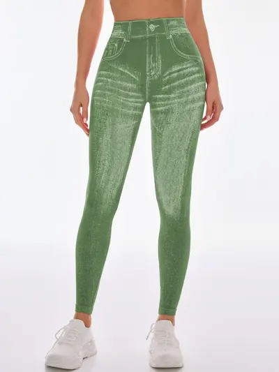 Women's Seamless Yoga Pants, High Elasticity, Butt-Lifting, Running and Sports - 12