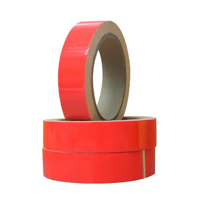 Glass Door Warning Label, Fluorescent Yellow Strip, Red Caution Tape - 6