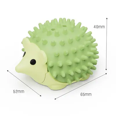 Hedgehog Cat Scratcher Toy with Catnip Ball, Tooth Cleaning Cat Toy - 6