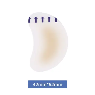 Transparente Gel-Zehen- und Fersenpolster, wasserfest, Blasenschutz - 10