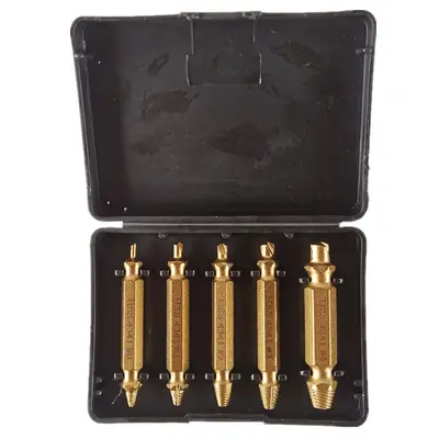 S2 Double-Head Screw Extractor 4-Piece Set for Stripped Screws - 10