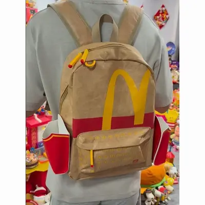 McDonald's 2026 Pommes-Tag limitierter leichter Reise-Rucksack