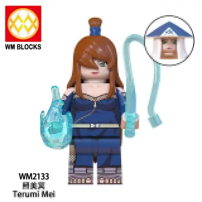WM6111 Anime Series Building Blocks, 8 Mini Figures, Children's Educational