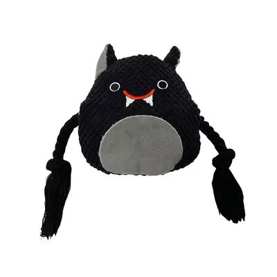 Chewing Squeaky Dog Toy, Paper Cotton Rope and Pineapple Plush, Halloween Series - 7