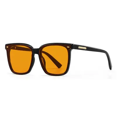 Women's Large Square Frame Polarized Sunglasses, UV Protection - 8