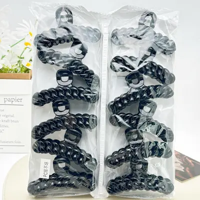 Korean Style Cross Pearl Hair Clip for Back of Head, Elegant and Chic Large Hair Clip Shark Clip Headwear for Women - 13