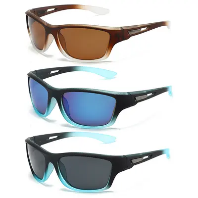Polarisierte Fahrradsonnenbrille für Herren und Damen, Outdoor-Sport, Mode, Freizeit, Wandern und Angeln, polarisierte Sonnenbrille