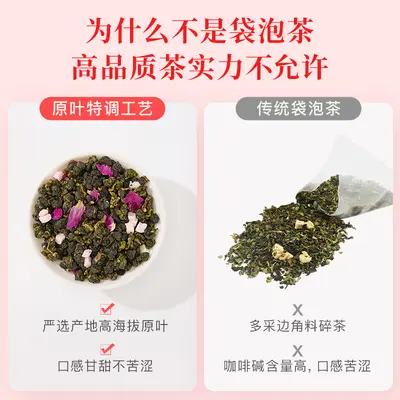 Taiwan Original Leaf Fruit Oolong Tea 25g Sample Vacuum Pack, High-End Brand Flavored Tea Private Label Gift Customization