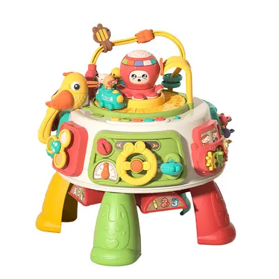 Baby Busy Board, Early Education Polyhedron Activity Table, Birthday Gift