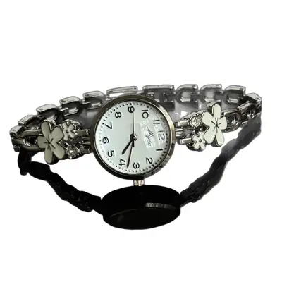 Kirschblüten-Armband-Damenuhr, elegant, Quarz