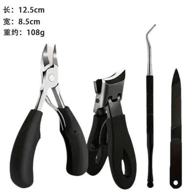 Adlerkopf-Nagelschere-Set, Edelstahl, großer Winkel - 8