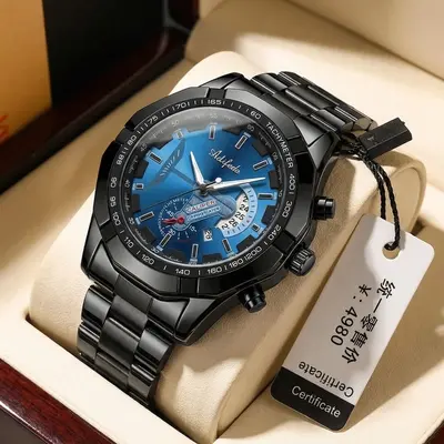 Ailifa erkek kol saati, otomatik mekanizma, kuvars, luminous - 12