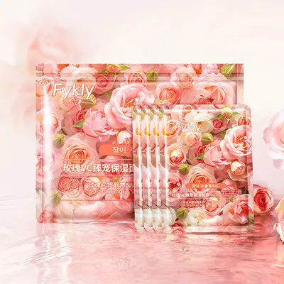 Fykly Rose Chamomile Flower Mask Improves Dullness Moisturizing Hydrating Mask Moisturizing Patch Mask Affordable - 9