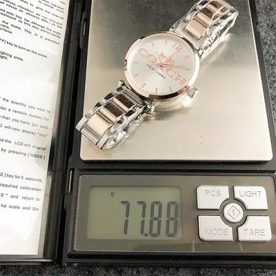 Luxury women's watch alloy case lettered dial - 2